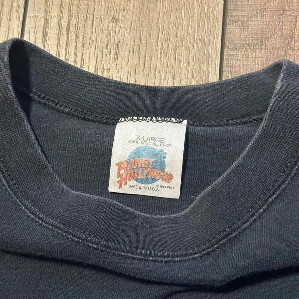 Vintage Planet  Hollywood Aspen Ski Graphic T Shirt Men's‎ XL 90s Made USA